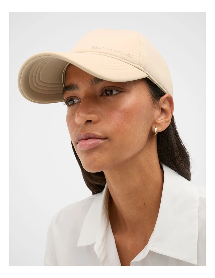 Seed Tech Cap in Ecru image 2