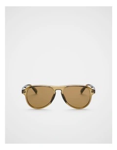 Pia Aviator Sunglasses in Gumleaf