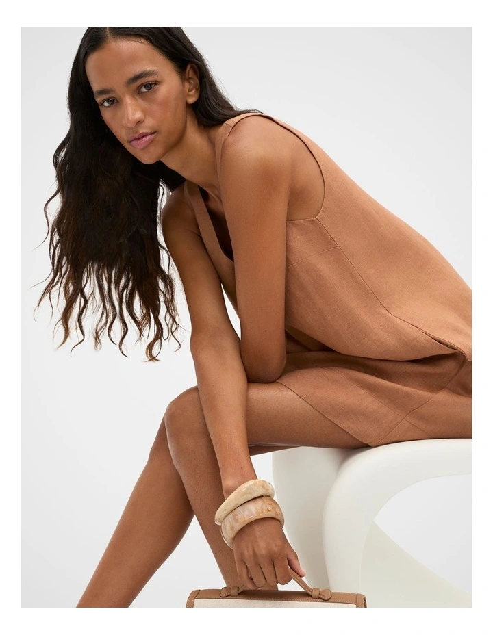 Abstract Resin Bangle in Coconut Cream image 2