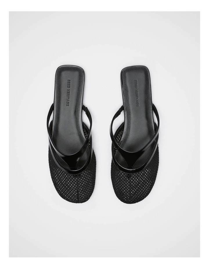 Anya Mesh Mule in Black image 4