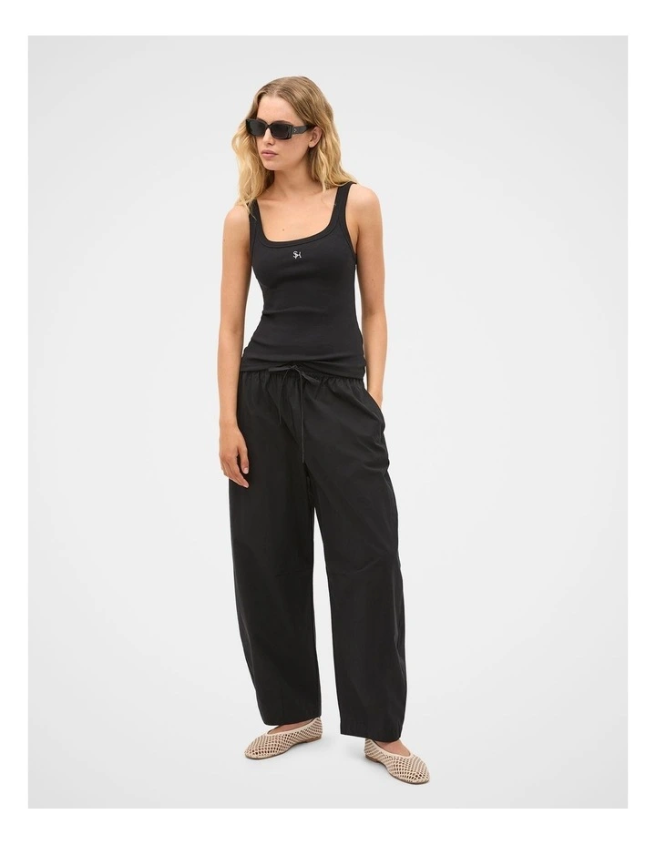 Core Rib Tank in Black image 1