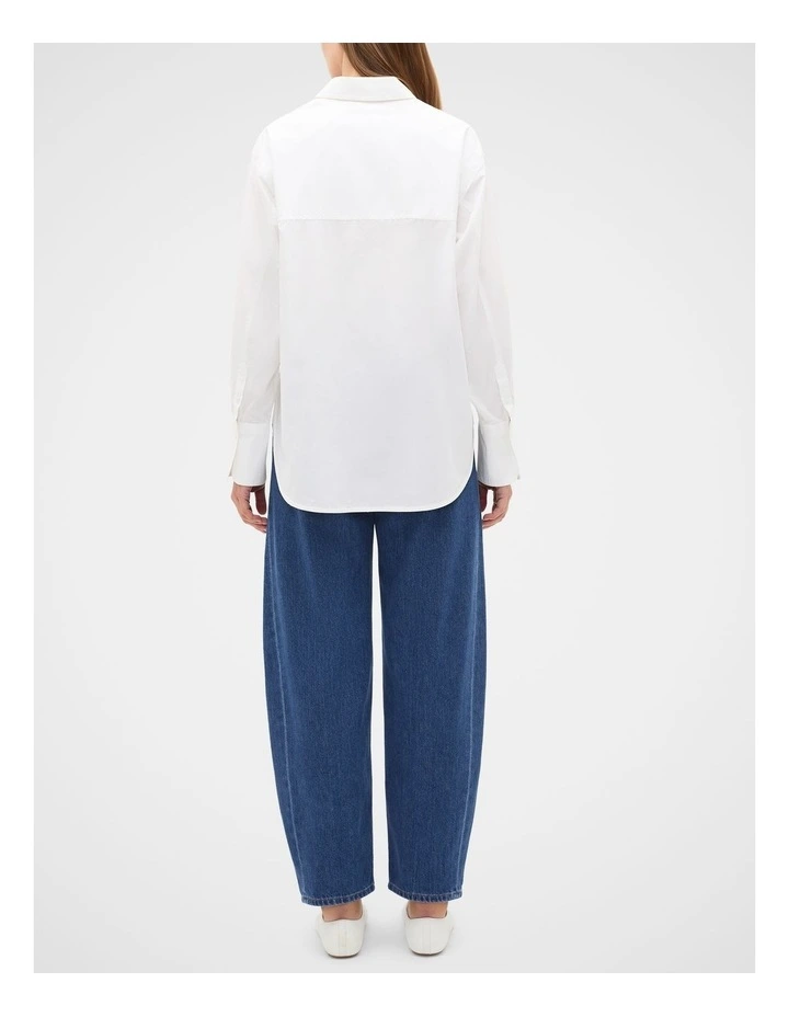 Poplin Classic Shirt in Whisper White image 6