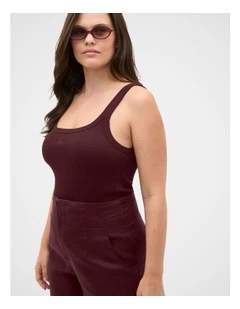 Core Rib Tank in Purple