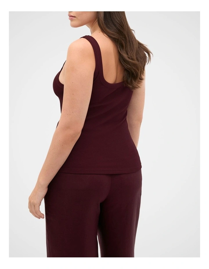 Core Rib Tank in Purple image 2