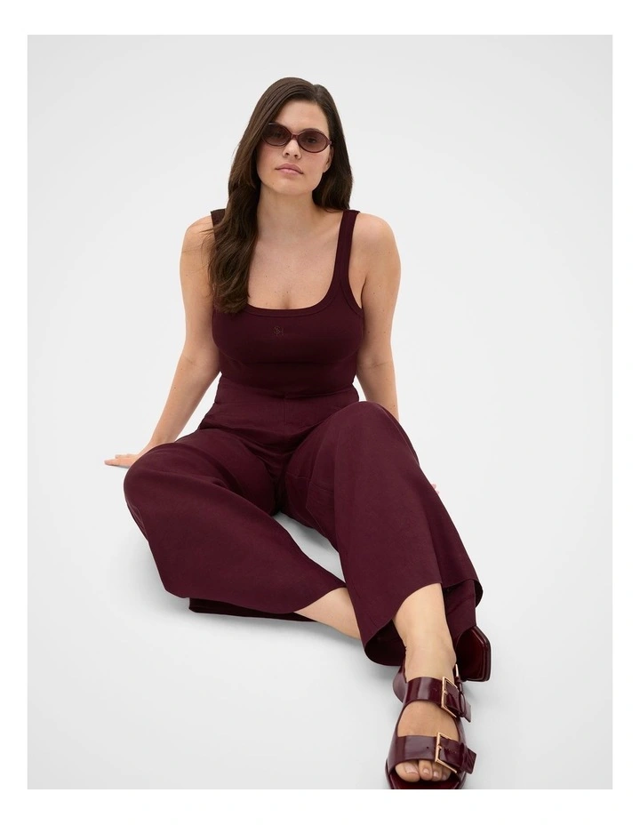 Core Rib Tank in Purple image 3