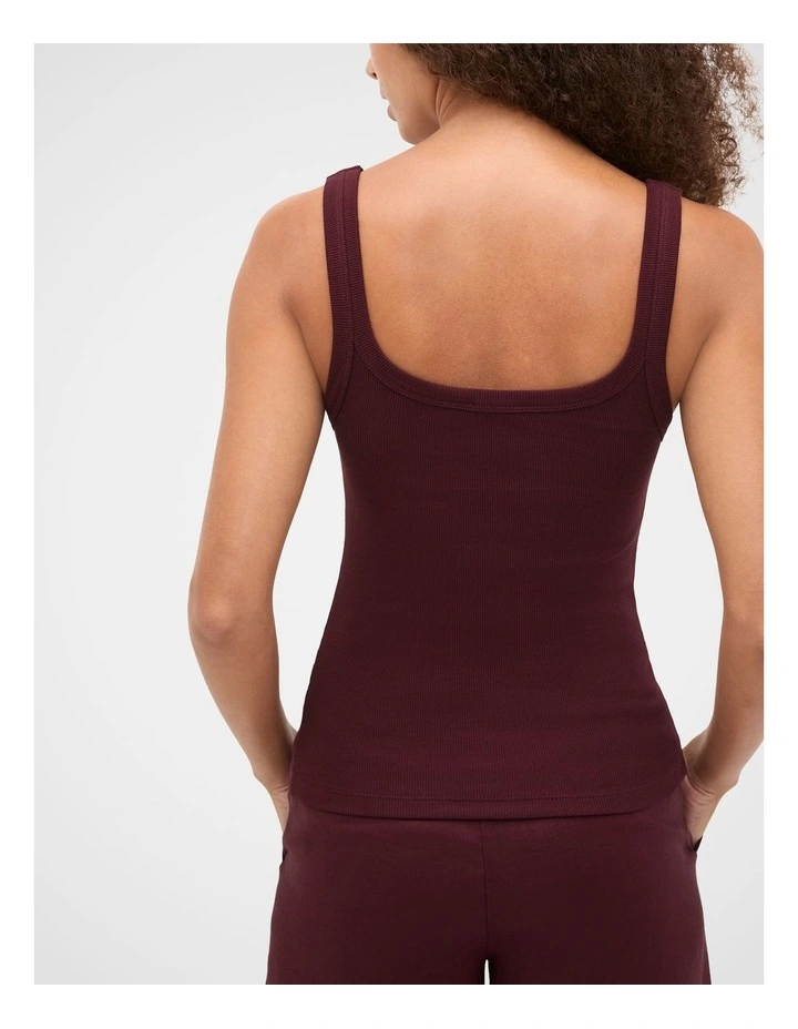 Core Rib Tank in Purple image 7