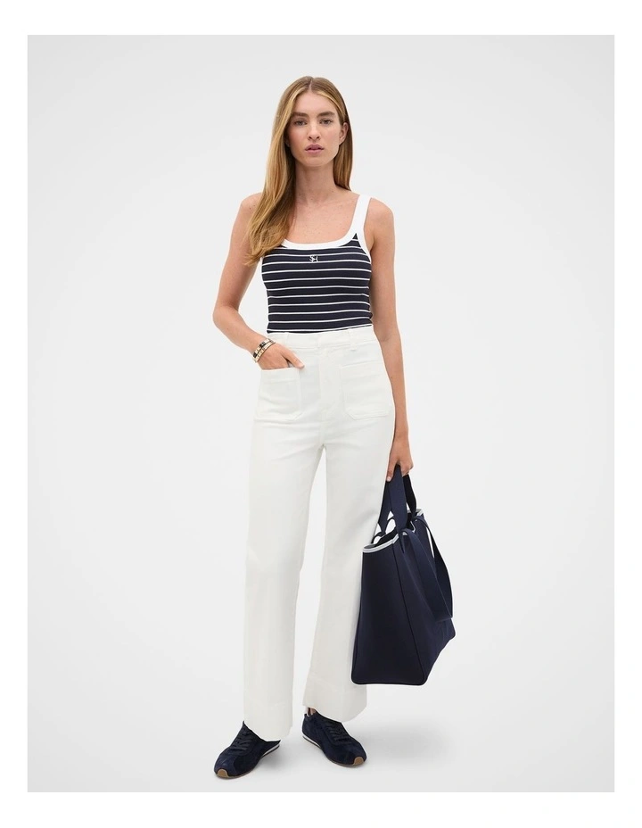 Core Rib Tank in Blue image 3