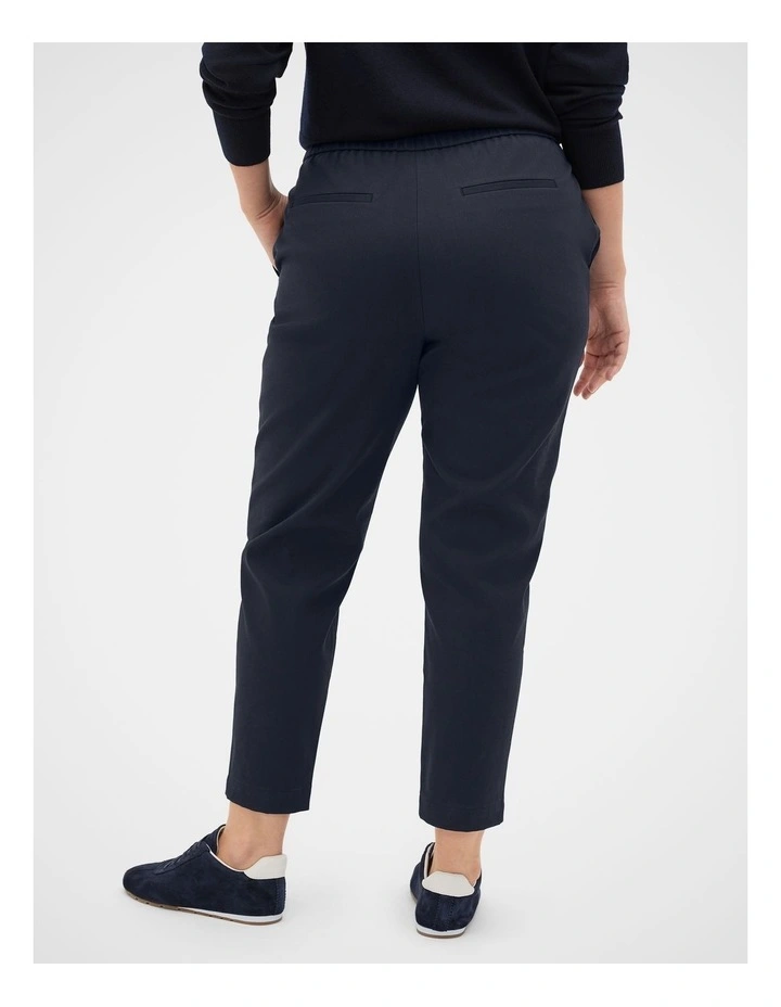 Pintuck Tapered Pant in Twilight Blue image 2