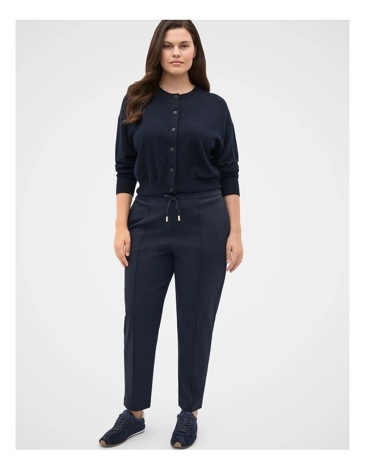 Pintuck Tapered Pant in Twilight Blue image 3