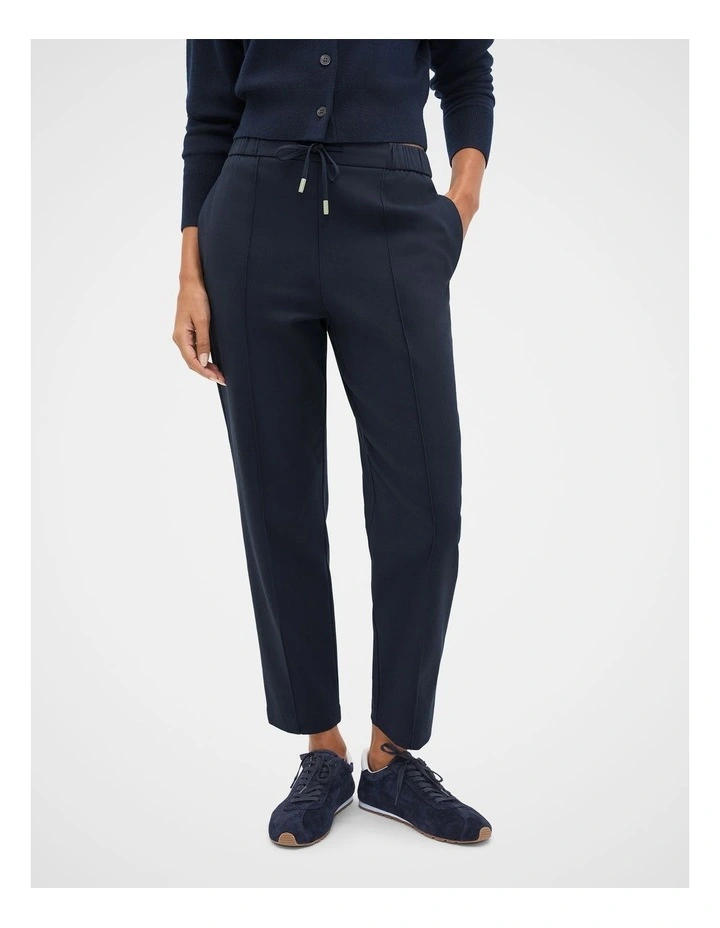 Pintuck Tapered Pant in Twilight Blue image 4