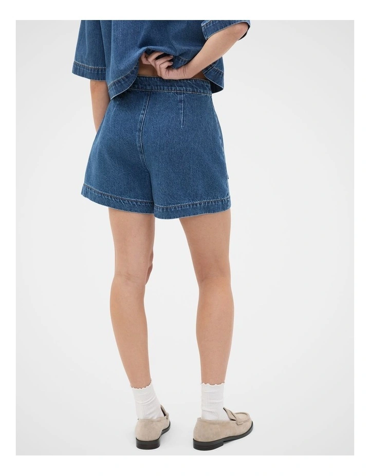 Patch Pocket Cotton Short in Heritage Wash image 7