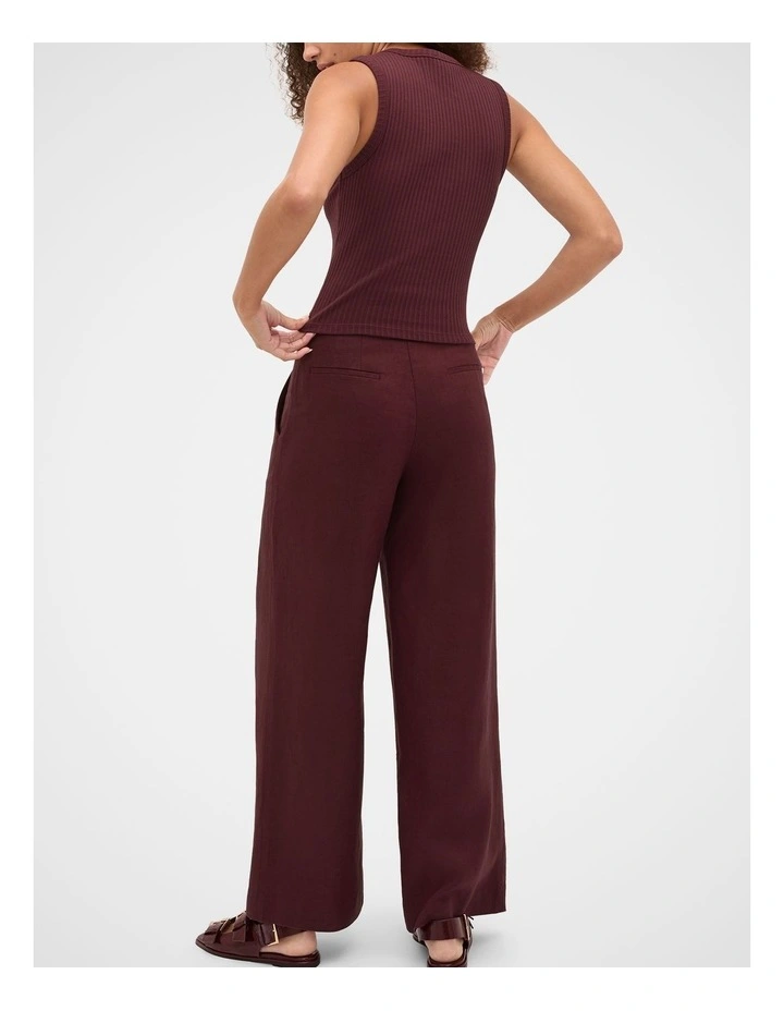 Cotton Rib Tank in Purple image 5