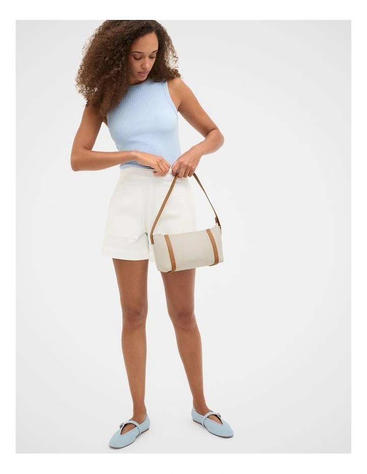 Cotton Rib Tank in Blue image 4