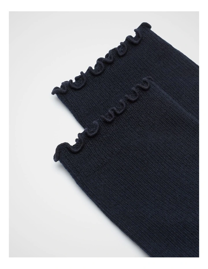 Frill Sock in Twilight Blue image 3