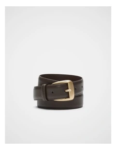 Koda Leather Belt in Chocolate