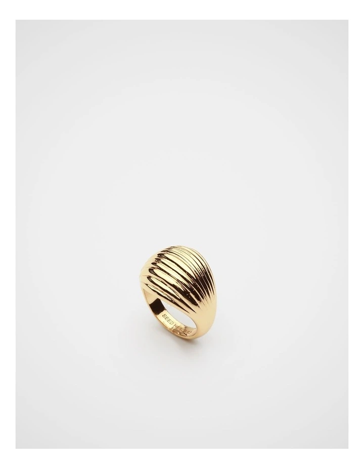 Fluted Ring in Gold image 1