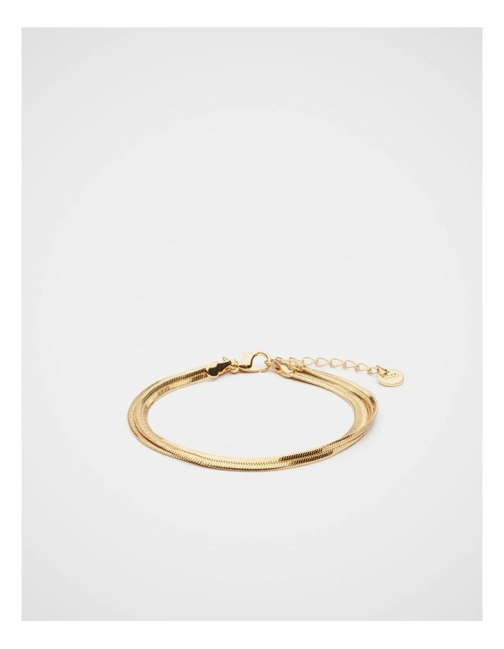 Double Layer Bracelet in Gold image 1