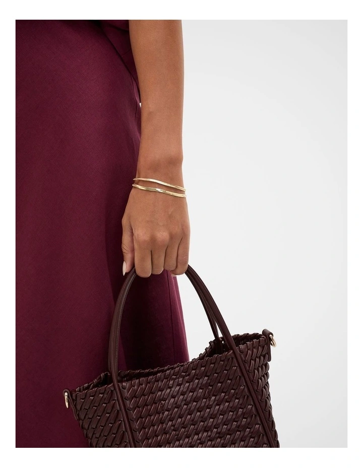 Double Layer Bracelet in Gold image 2