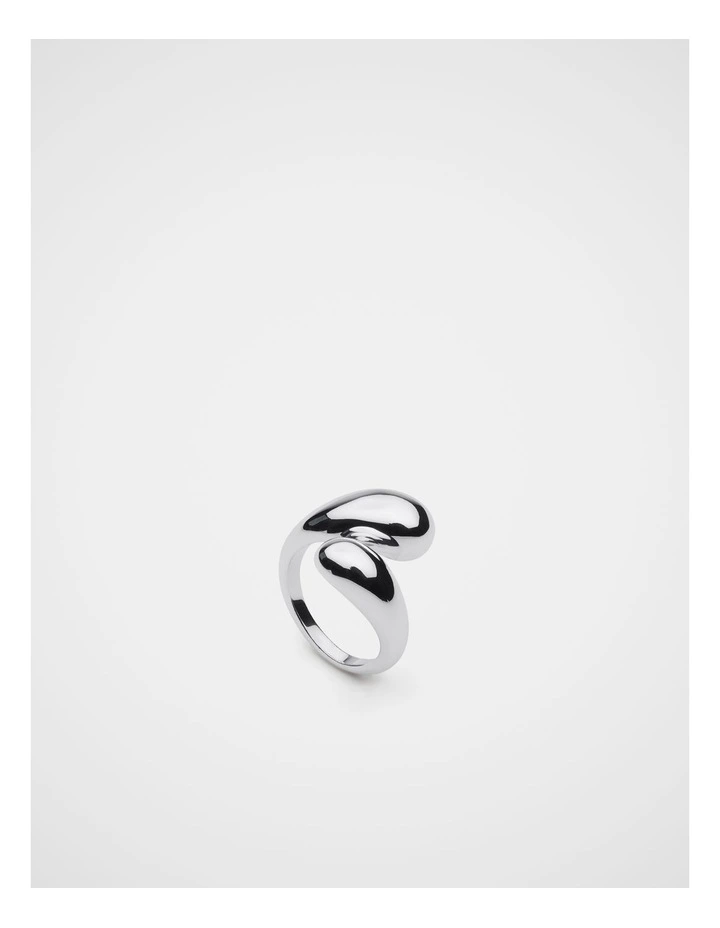 Crossover Ring in Silver image 1