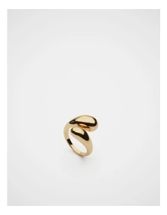 Crossover Ring in Gold
