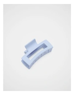 Rectangle Hair Claw in Arctic Blue