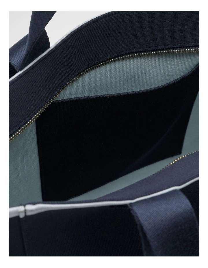 Seed Logo Knit Tote in Twilight Blue image 4