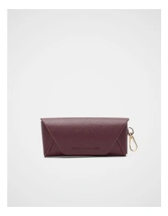 Sunglasses Case in Plum Red