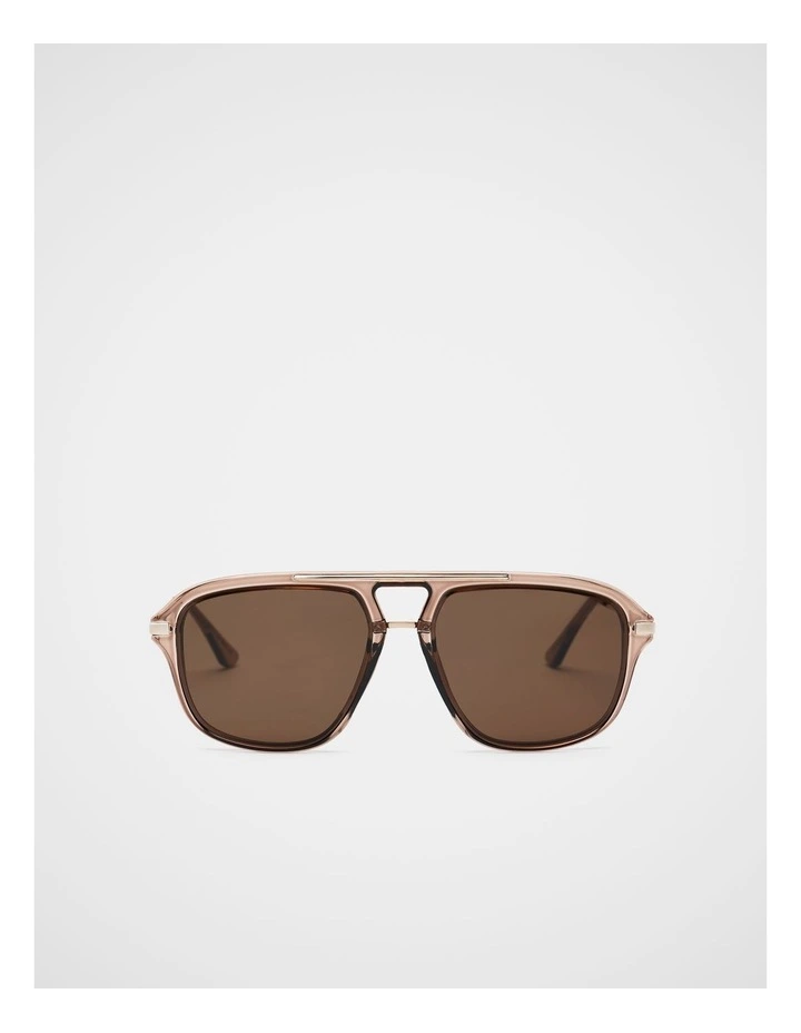 Amanda Aviator Sunglasses in Coffee Bean image 1