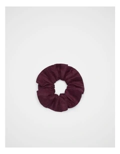 Linen Scrunchie in Purple