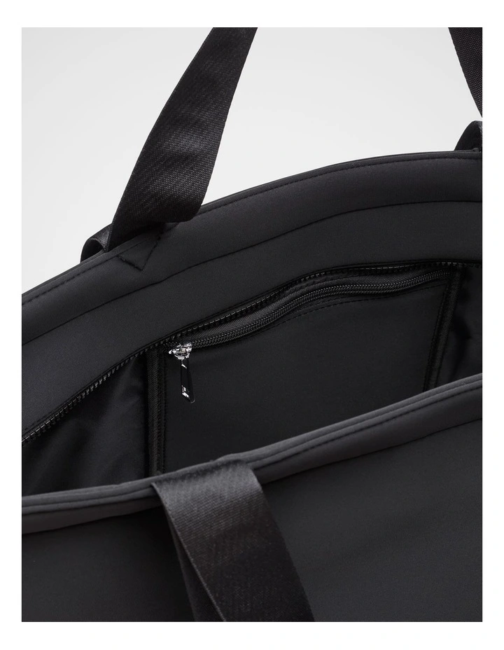 Seed Overnight Tech Tote in Black image 4