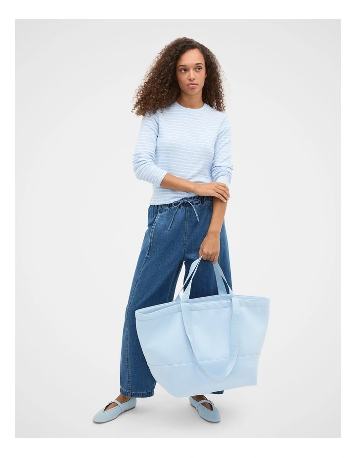 Seed Overnight Tech Tote in Arctic Blue image 2