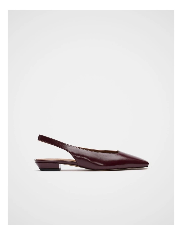 Penny Slingback in Plum Red image 1