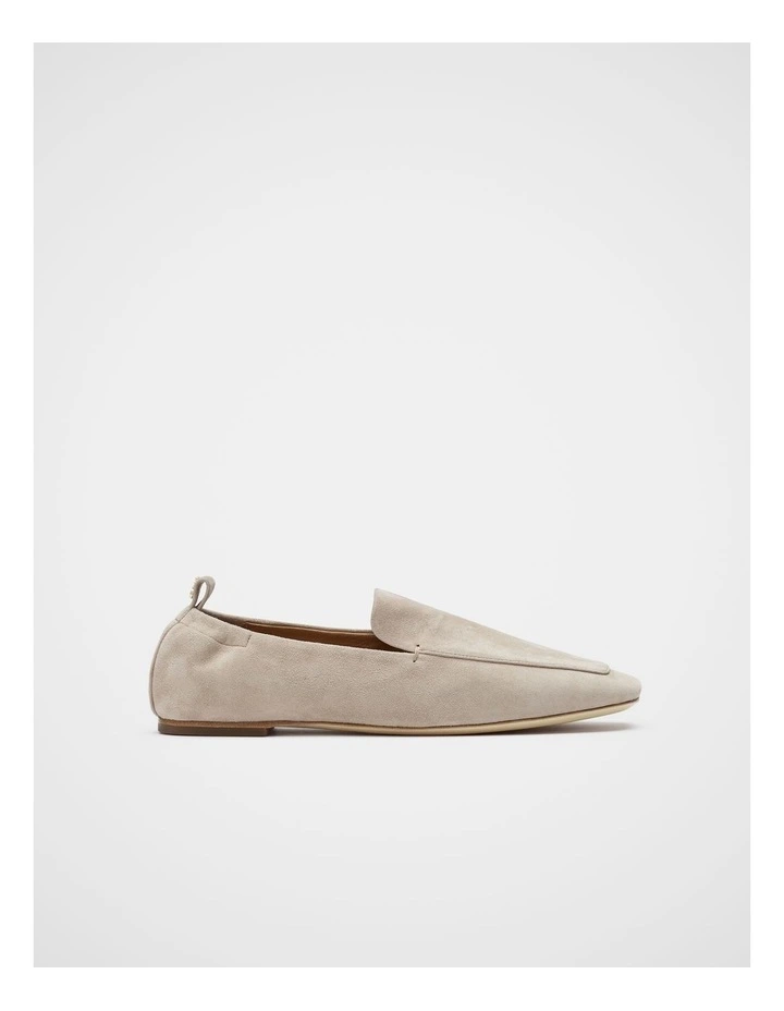 Claire Loafer in Oat Suede image 1