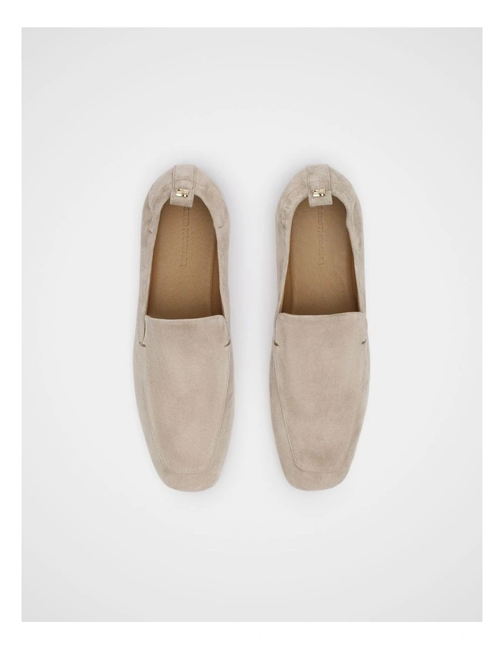 Claire Loafer in Oat Suede image 4