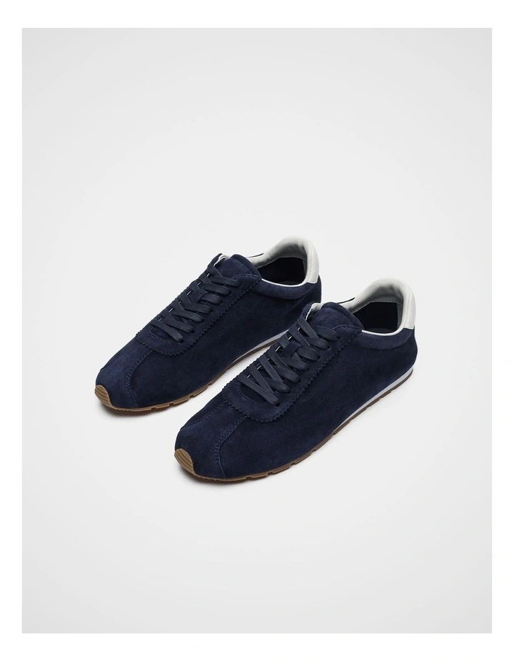 Xanthe Sneaker in Twilight Blue Suede image 3
