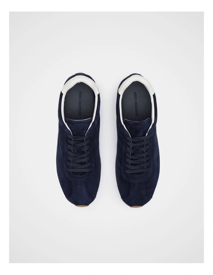 Xanthe Sneaker in Twilight Blue Suede image 4
