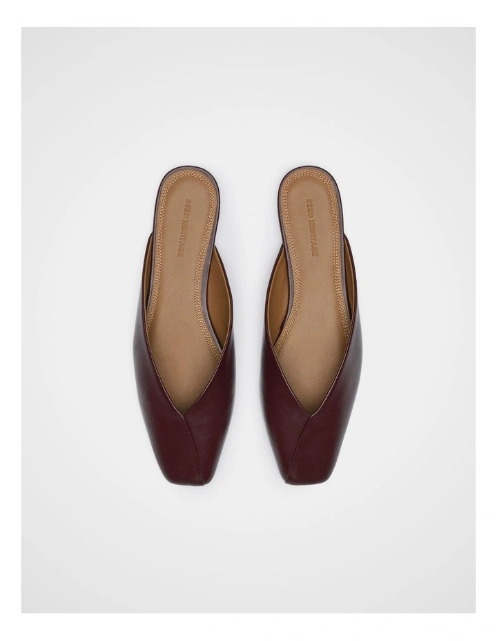 Carson Mule in Plum Red image 4