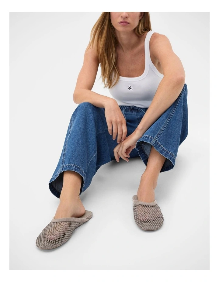 Marley Mesh Mule in Fawn image 2