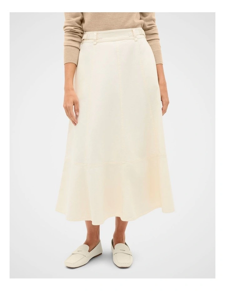 Soft Denim Side Buckle Skirt image 1