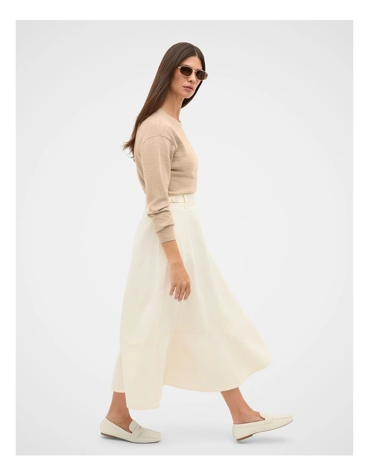 Soft Denim Side Buckle Skirt image 4