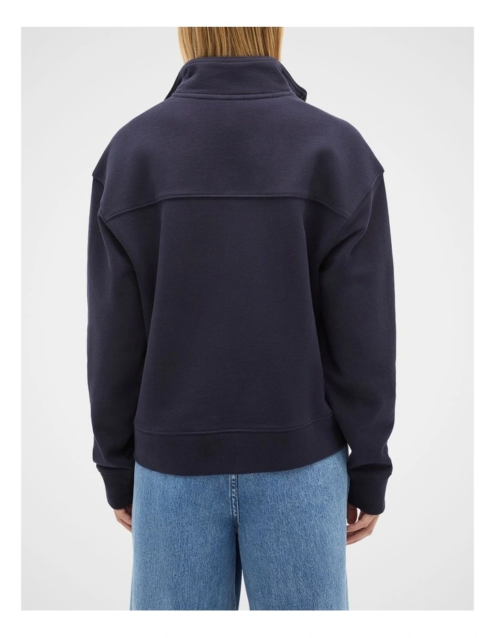 Heritage Zip Sweat in Twilight Blue image 2