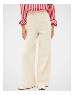 Corduroy Pant in Coconut Cream