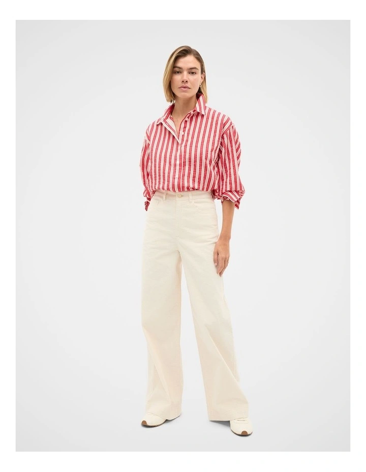Corduroy Pant in Coconut Cream image 3
