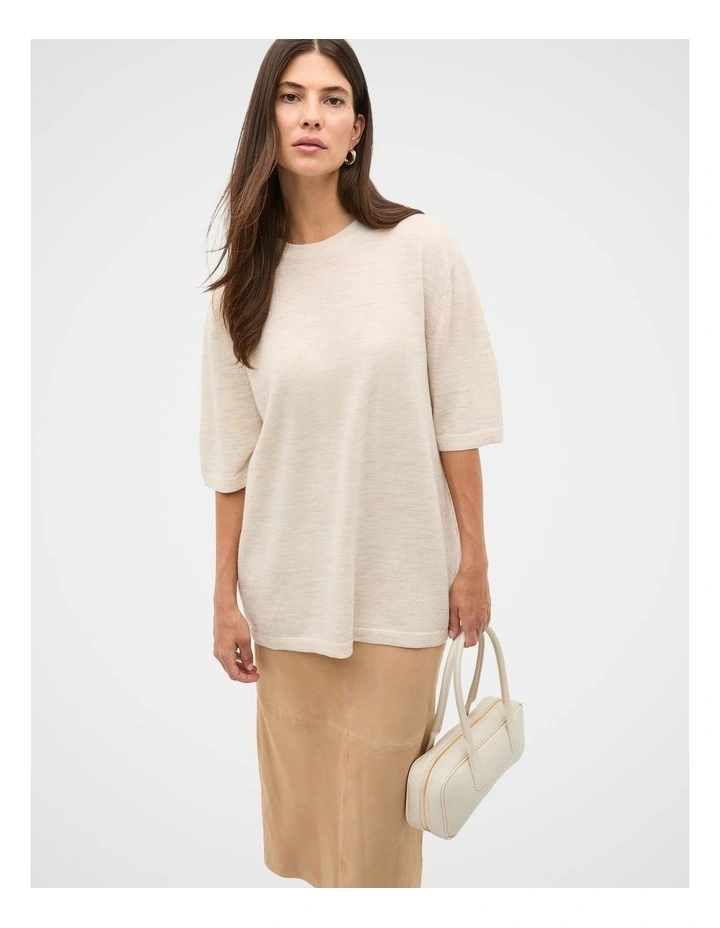 Australian Merino Oversized Tee image 1