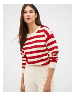 Textured Stripe Knit