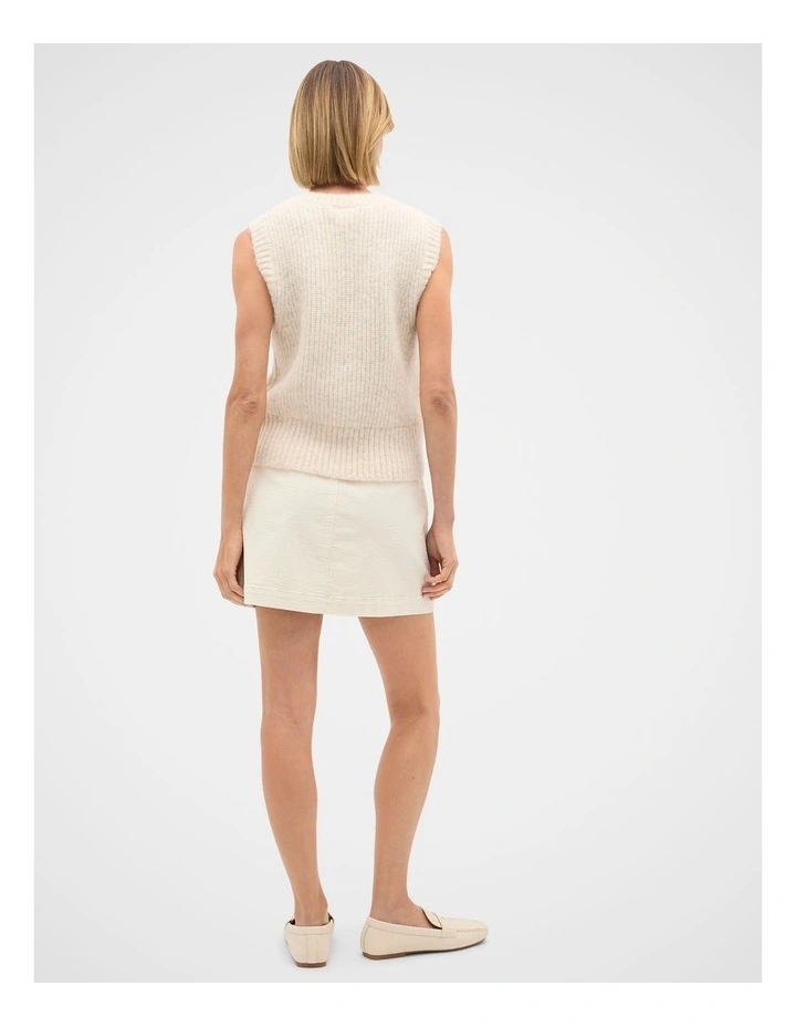 Lofty Neat Vest in Mist Marle image 2