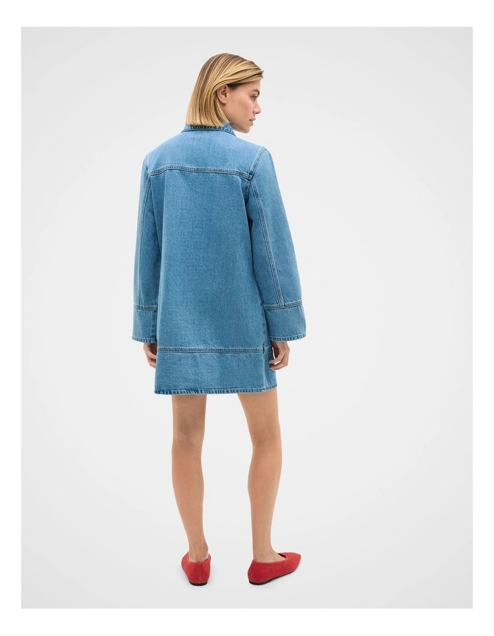 Denim Mini Dress image 2