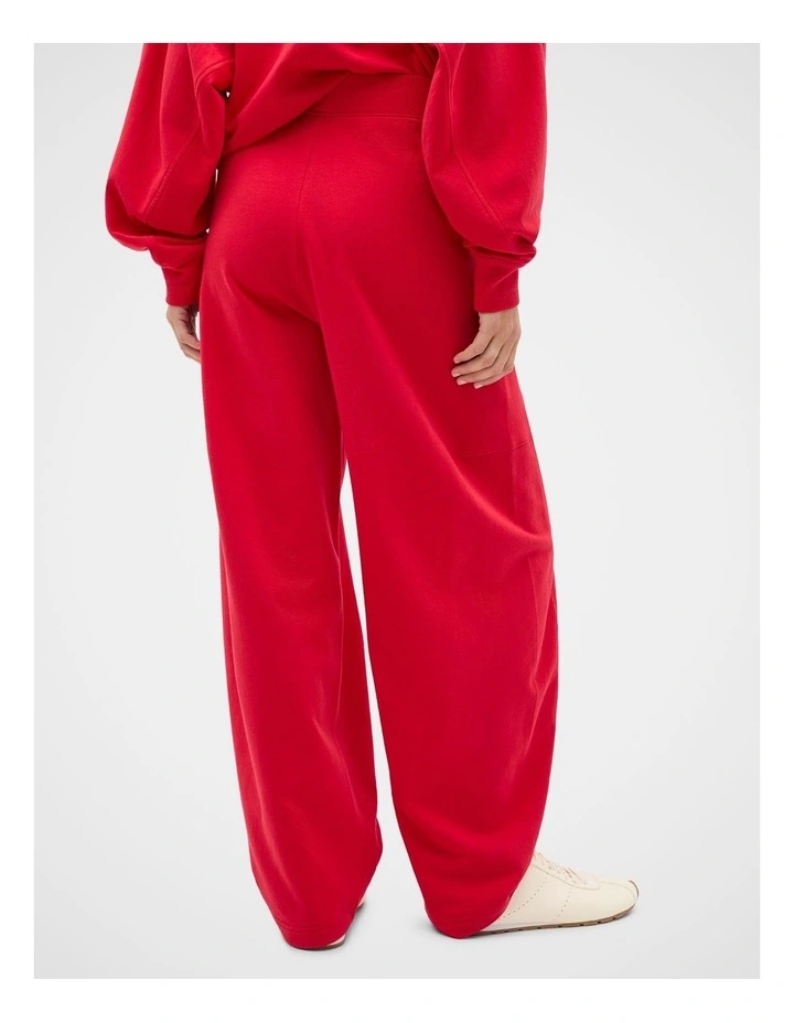 Soft Terry Trackpant in Poppy image 2