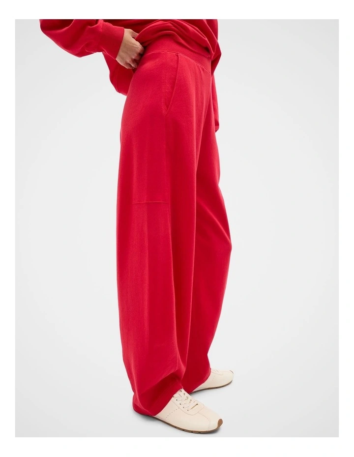 Soft Terry Trackpant in Poppy image 3