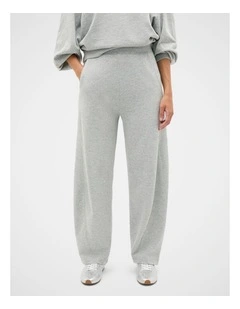 Soft Terry Trackpant in Pale Slate Marle